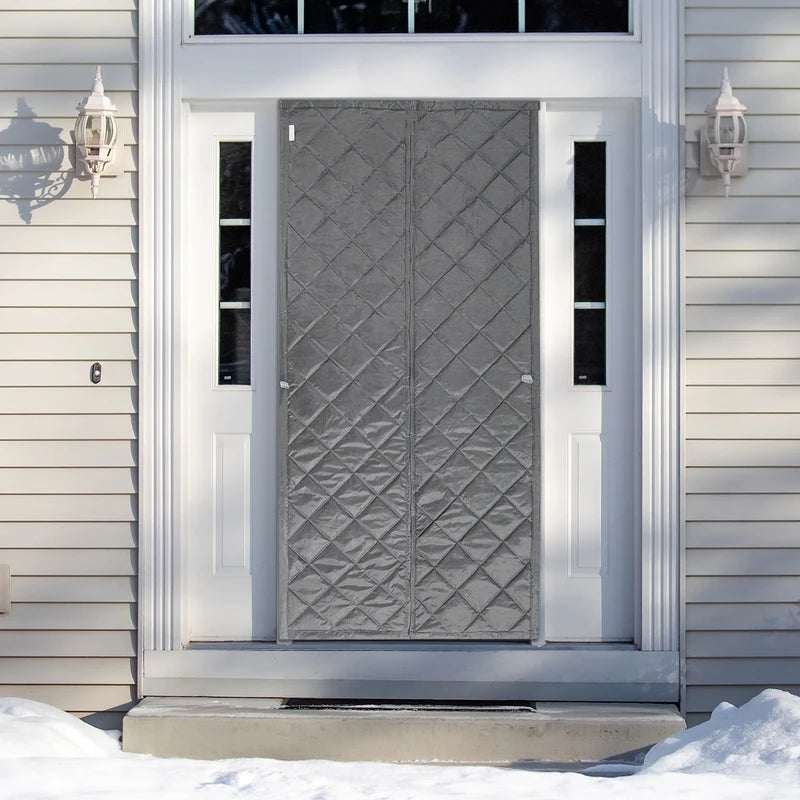 Magnetic Thermal Door Curtain – Keep the Cold Out & the Warmth In (210 × 100cm)