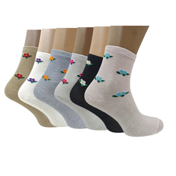 Women's Floral Cotton Socks – Gift Pack