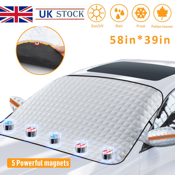 Magnetic Windscreen Frost Cover – No Scraping, Clear Screen in Seconds