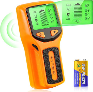 Poledy 5-in-1 Stud Finder & Wall Scanner with Audio Alarm