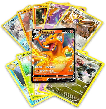 50+ Official Pokémon Cards Collection with 5 Foils – GX, EX, FA, Tag Team & Secret Rare