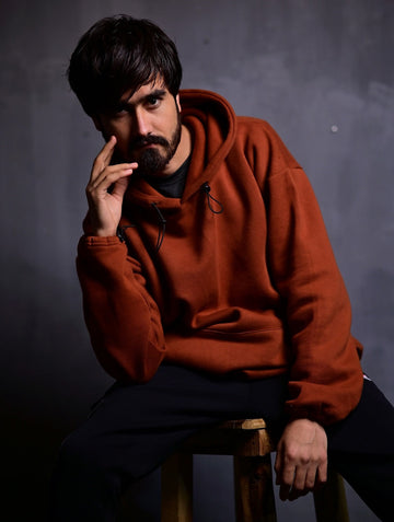 Men’s Solid Hoodie Jacket – Casual & Comfortable