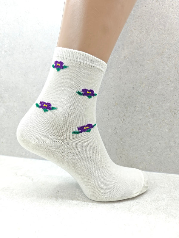 Women's Floral Cotton Socks – Gift Pack